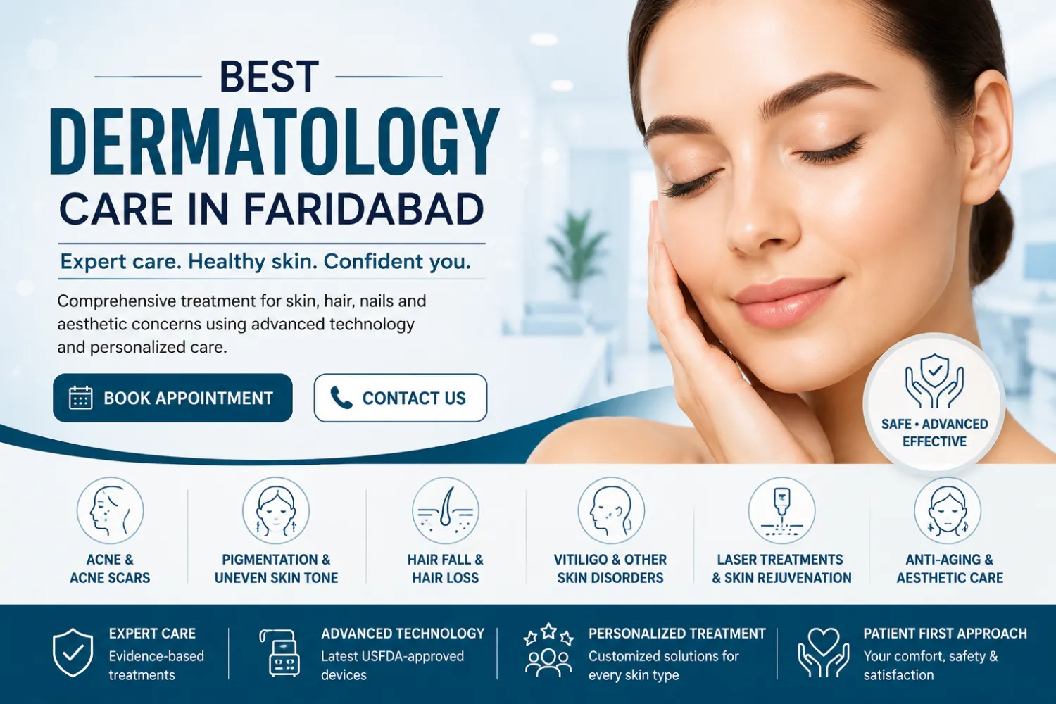 Best Dermatologist in Faridabad – Expert Skin & Hair Care with Dr. Sonali Gupta