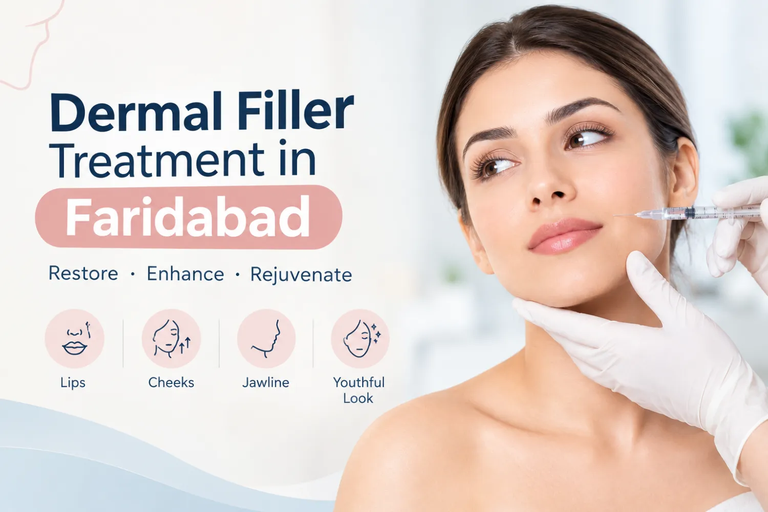 Dermal Filler Treatment in Faridabad: Benefits, Uses, Procedure, Results and Safety